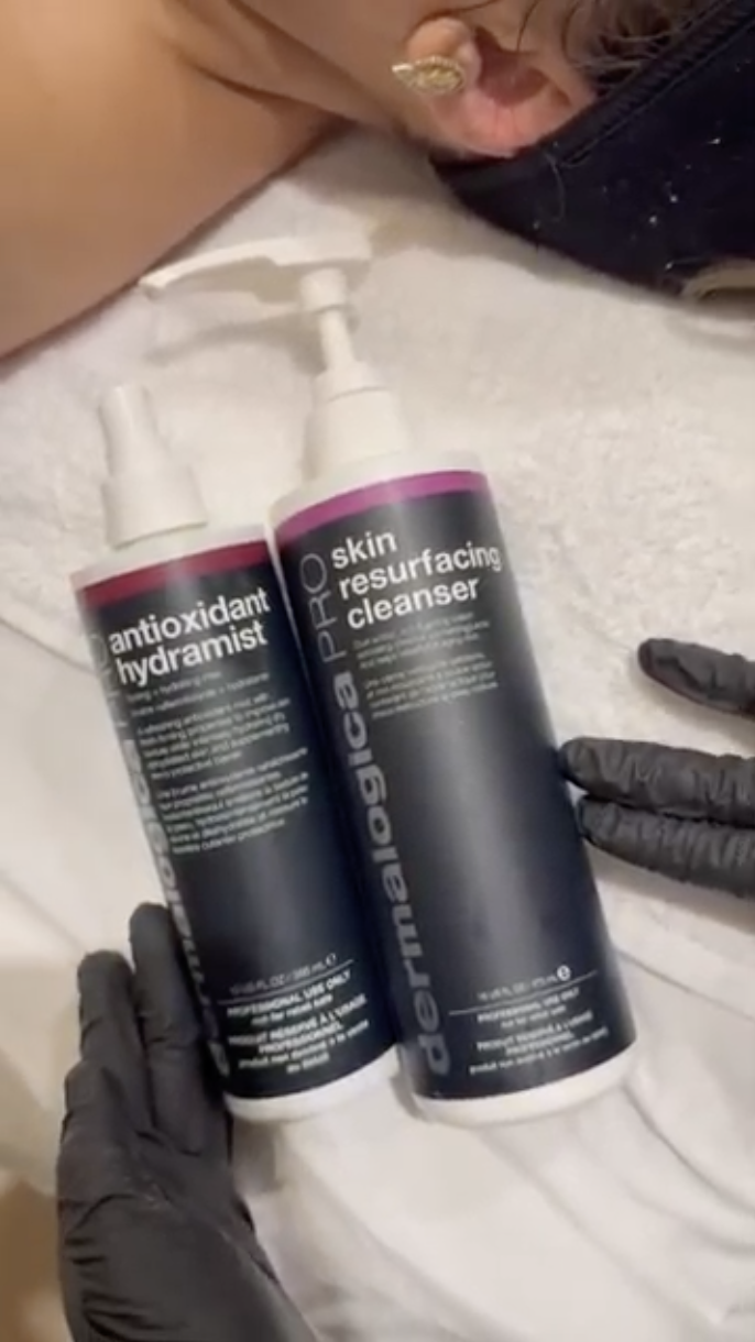 Dermalogica product application